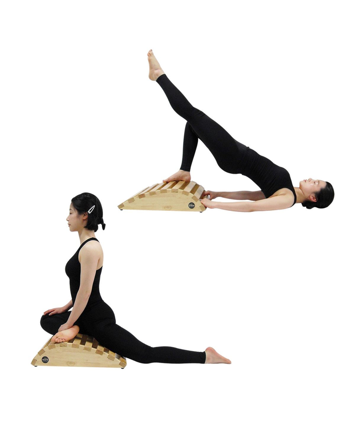 해피요가(HAPPYYOGA) 미니쿠룬타 허리 스트레칭 기구 척추이완 스파인코렉터 아크바렐 필라테스 리포머[허리엔]