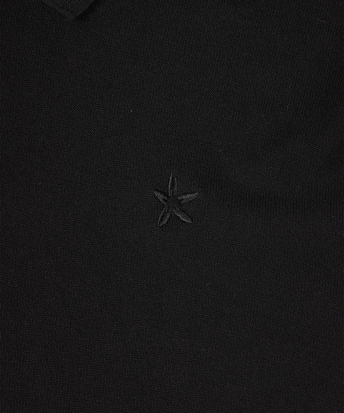 빠니깔레(PANICALE) 블랙 비스코스 혼방 폴로 니트