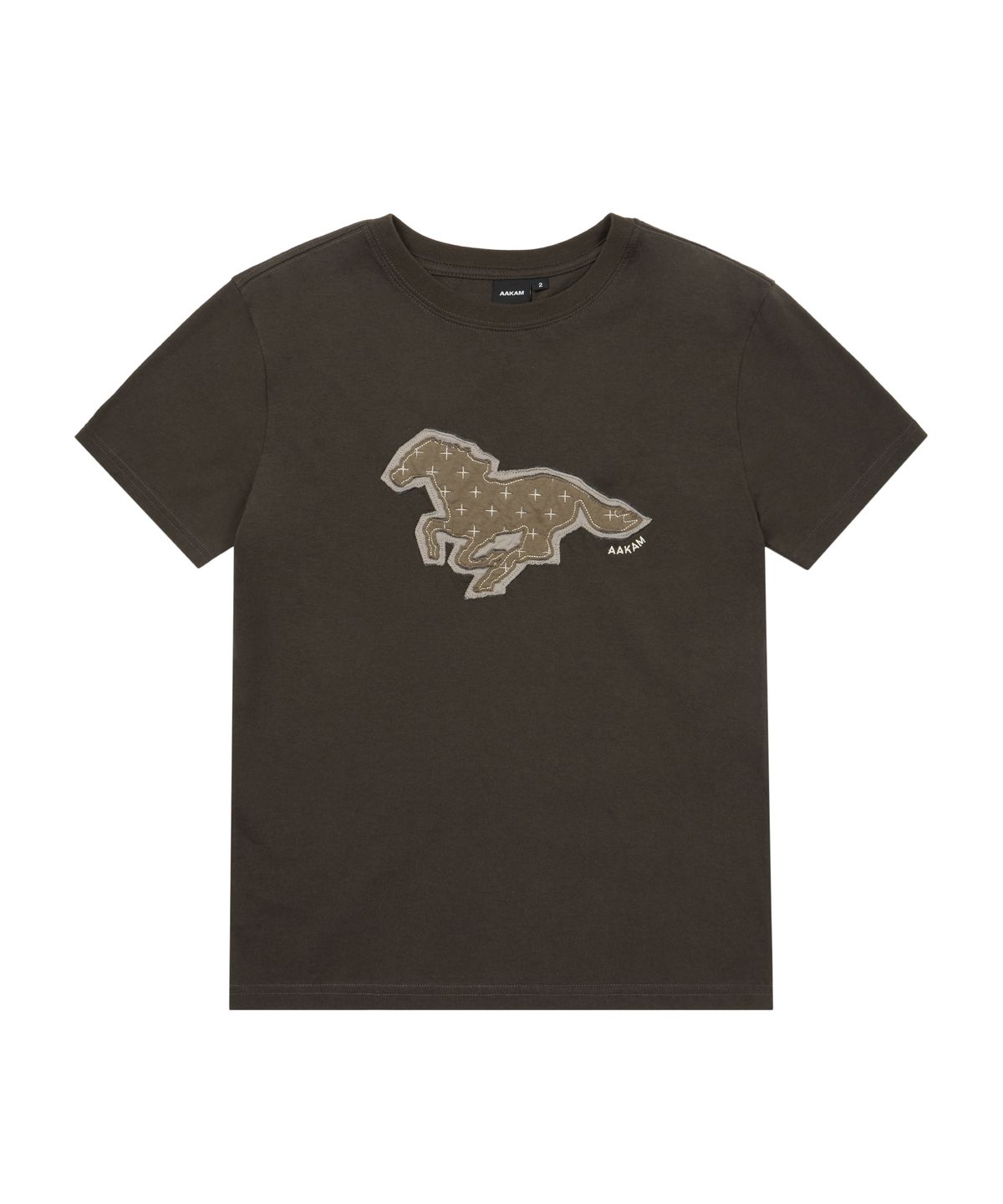 아캄(AAKAM) Sprint Horse Half Top (Khaki)