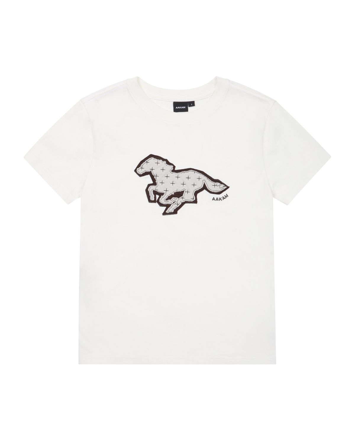 아캄(AAKAM) Sprint Horse Half Top (White)