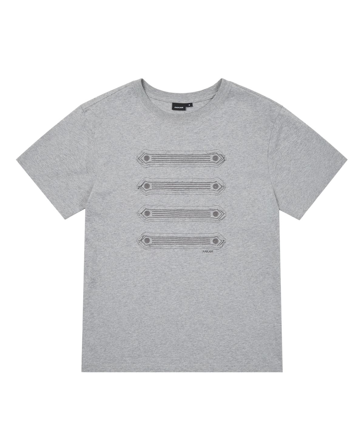 아캄(AAKAM) Napoleon Corded Half Top (Gray)
