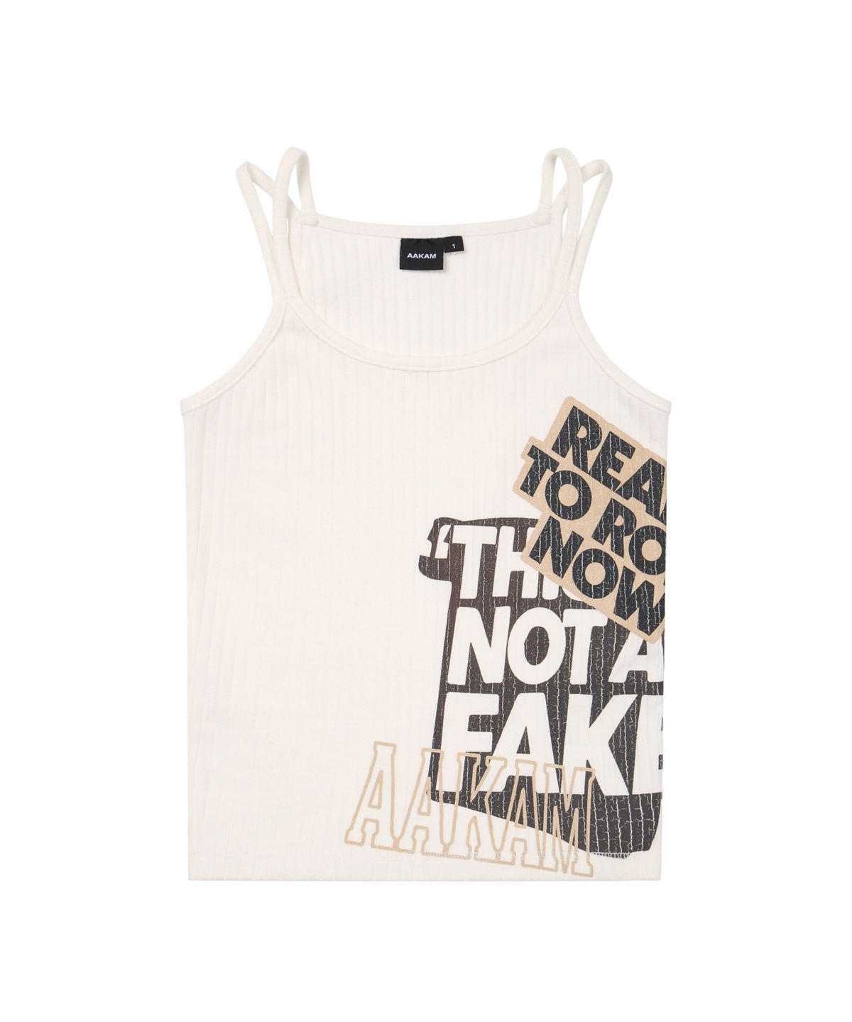 아캄(AAKAM) Double String Sleeveless (White)
