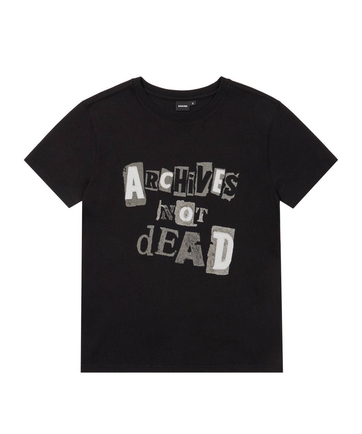아캄(AAKAM) Archives Not Dead Half Top (Black)