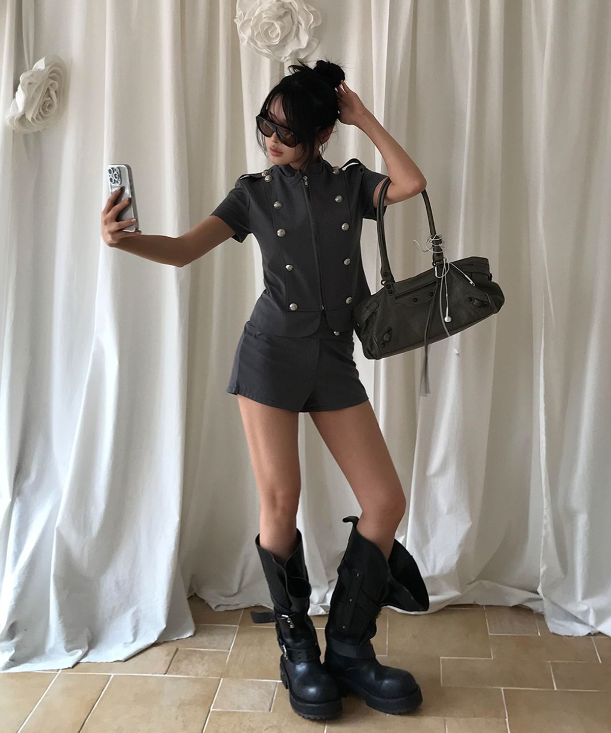 웨이브걸(WAVEGIRL) Napoleon jacket (2COLOR)