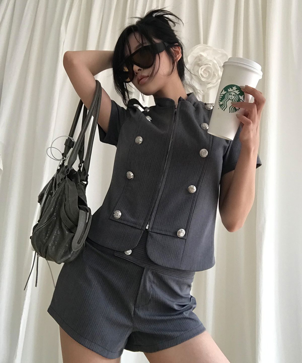 웨이브걸(WAVEGIRL) Napoleon jacket (2COLOR)
