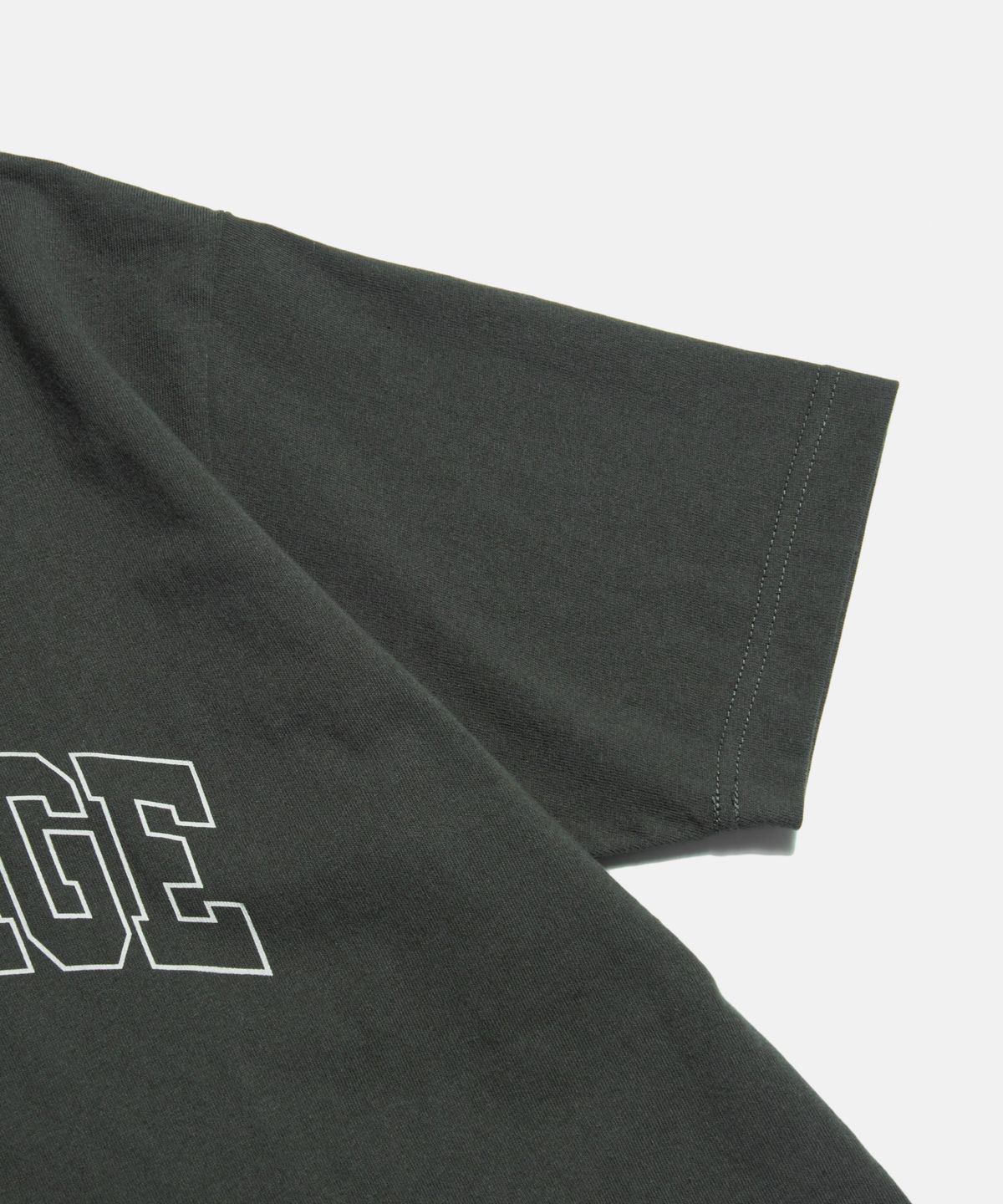 에스피오나지(ESPIONAGE) (Standard Fit) Collegiate Logo Tee Vintage Black