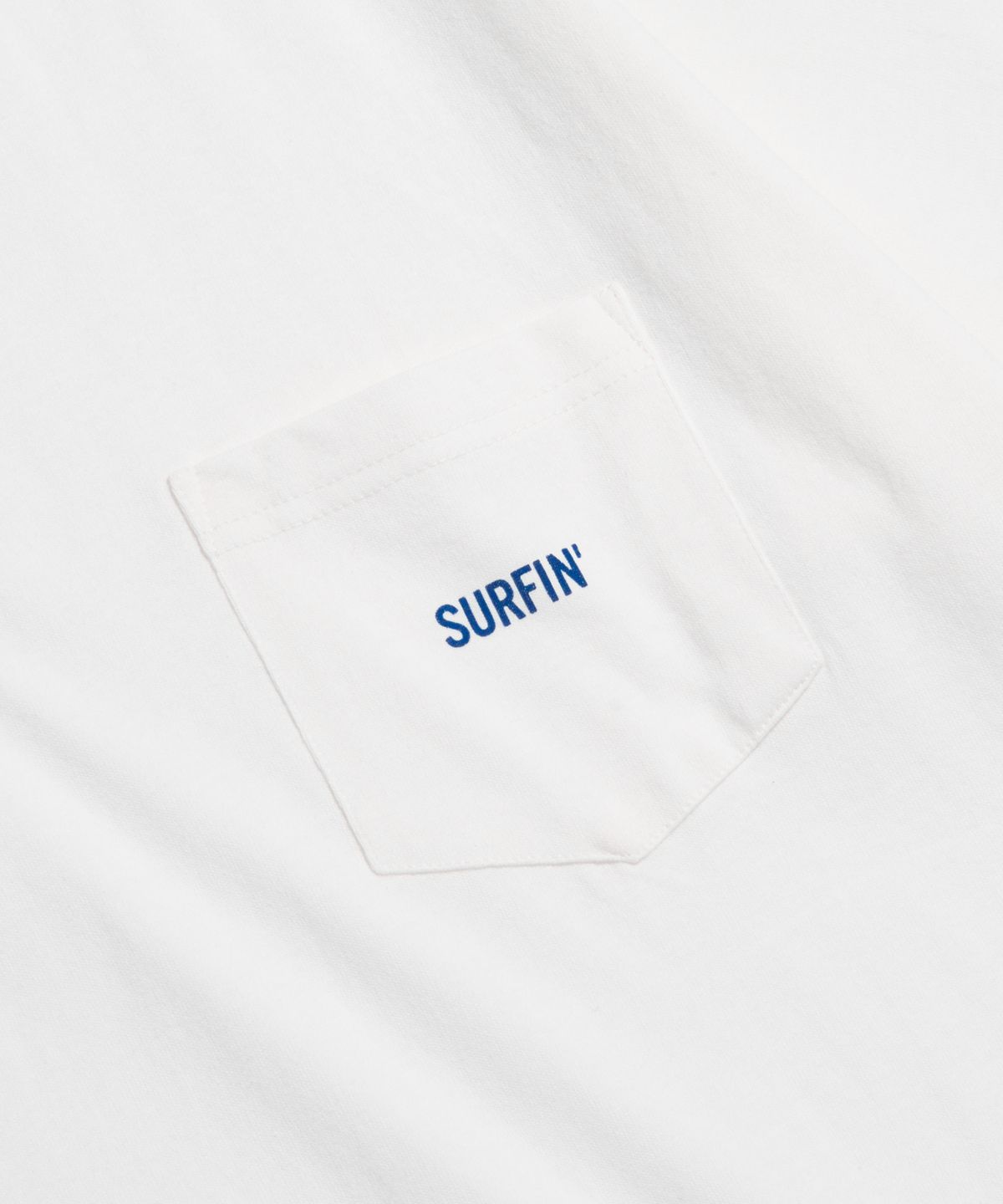 에스피오나지(ESPIONAGE) (Standard Fit) Surfin Pocket Tee Off White