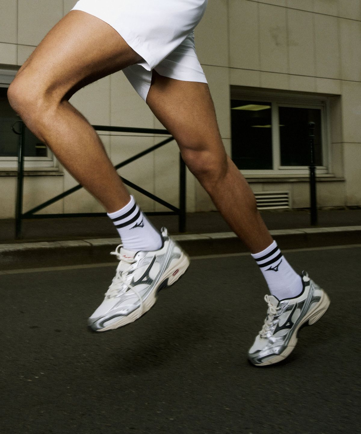 미즈노(MIZUNO) 링글 더블 쿠션 크루 5족 (3colors)