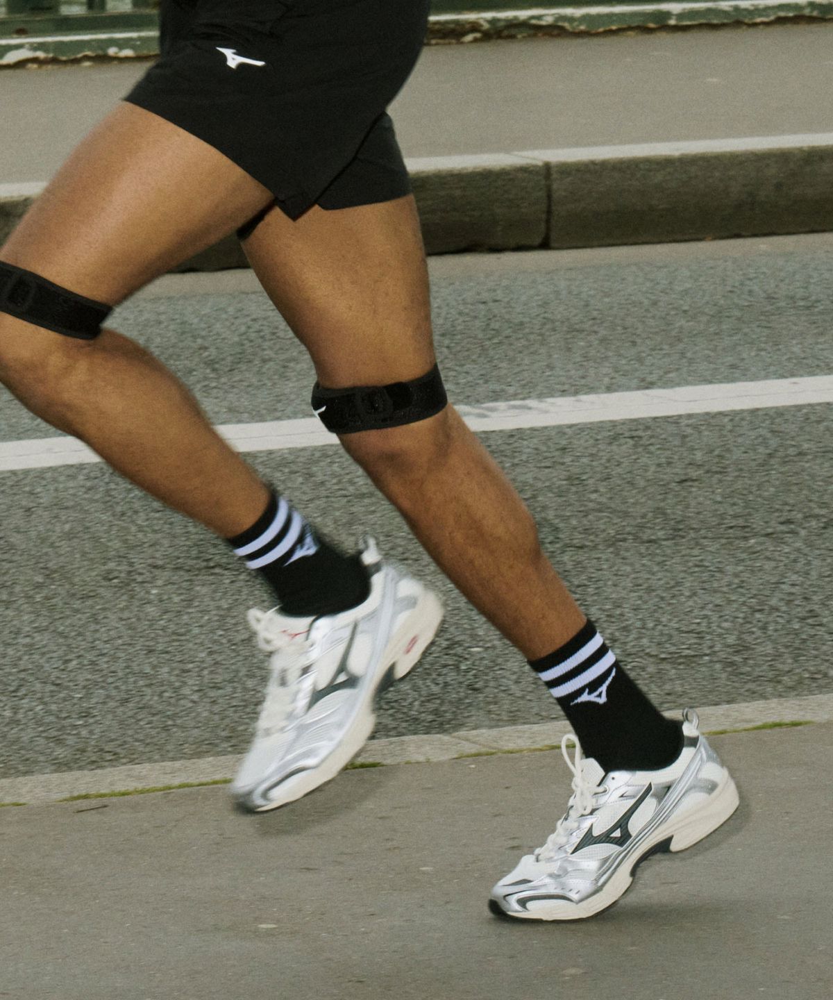 미즈노(MIZUNO) 링글 더블 쿠션 크루 5족 (3colors)