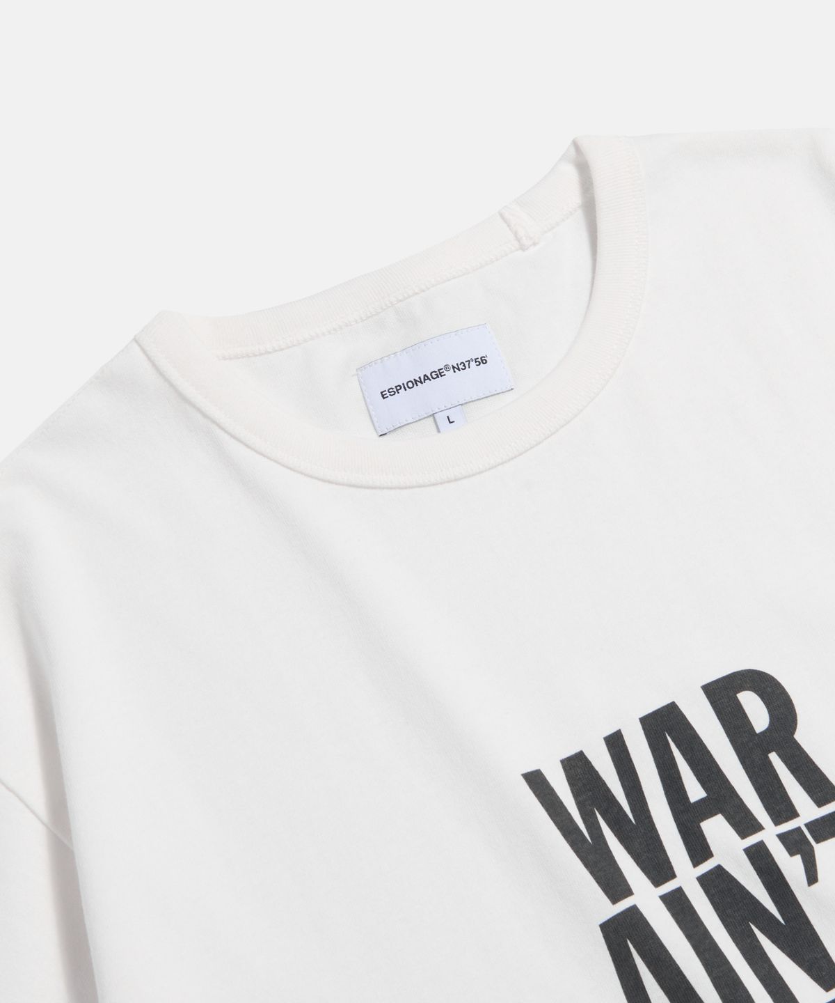 에스피오나지(ESPIONAGE) (Standard Fit) War Aint Over Tee Off White