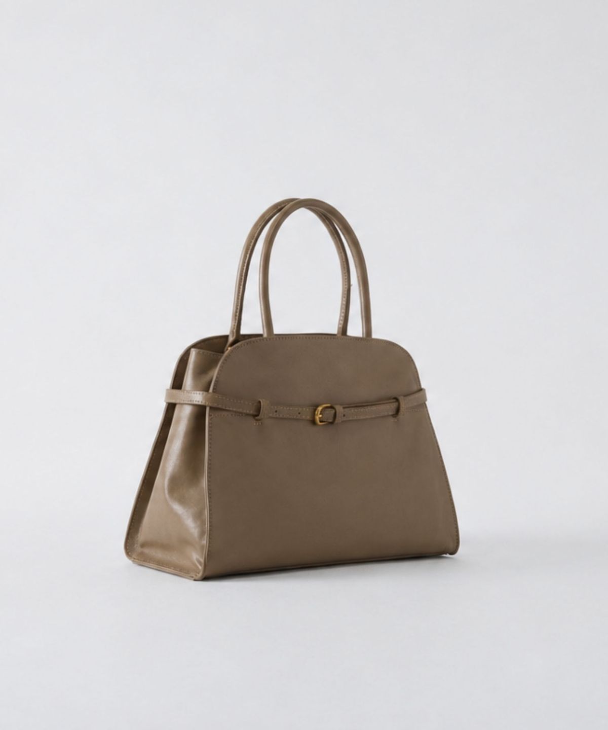 에코에(ECOE) e.c.o.e Heritage Buckle Bag - Natural Beige