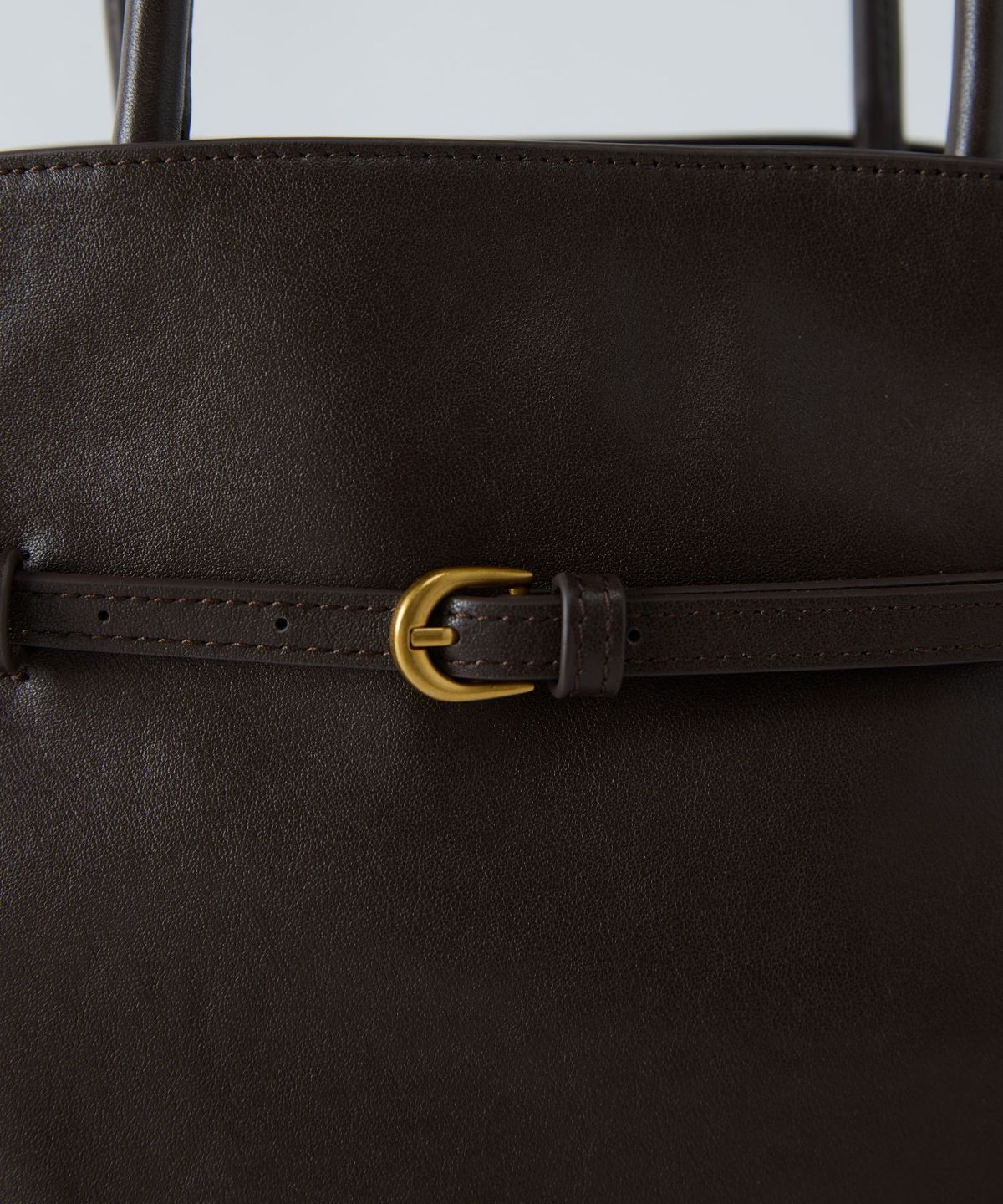 에코에(ECOE) e.c.o.e Heritage Buckle Bag - Chestnut Brown