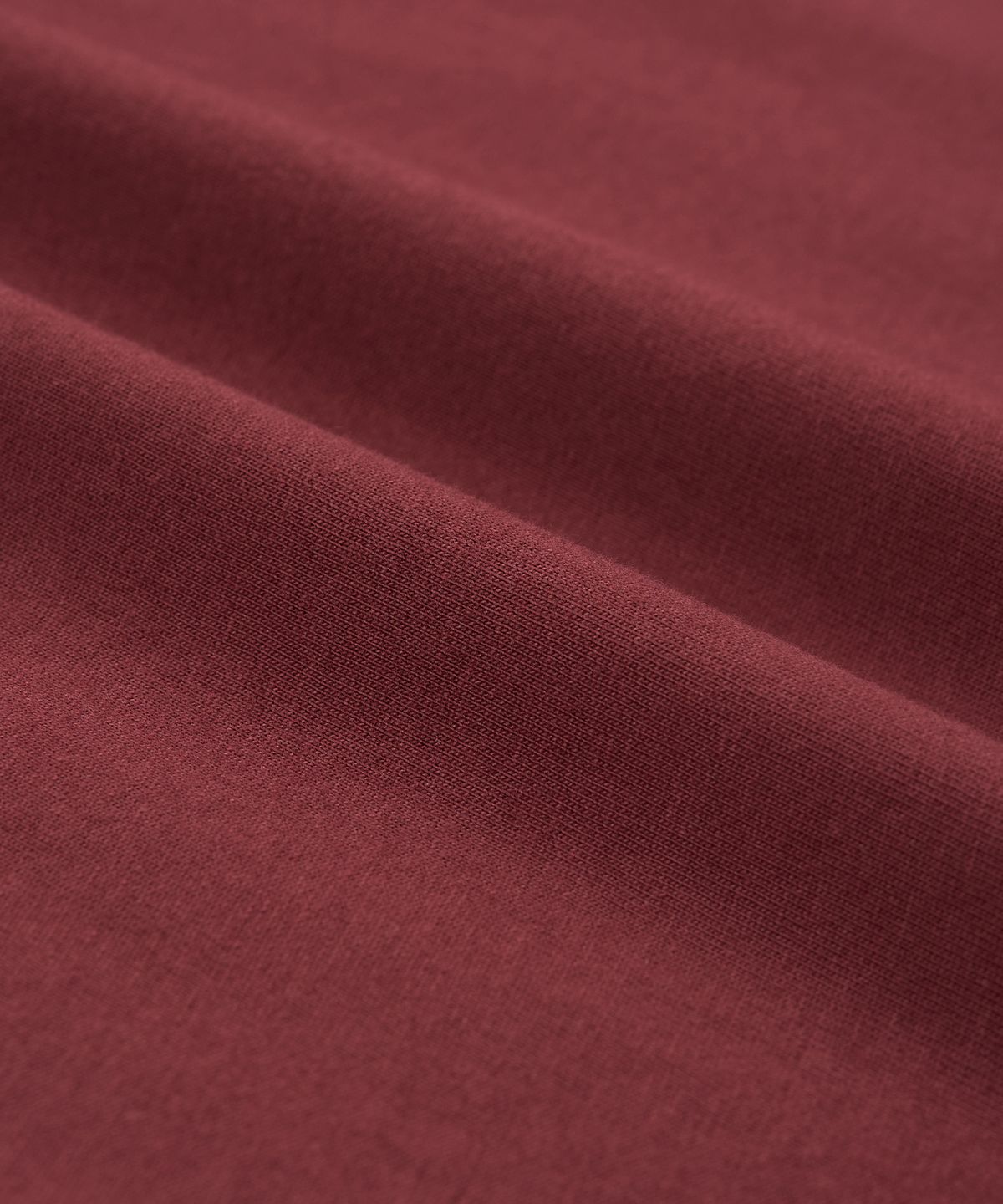 엑스컨테이너(EXCONTAINER) 슬리브 레이어드 크롭 하프 티셔츠 (BURGUNDY)