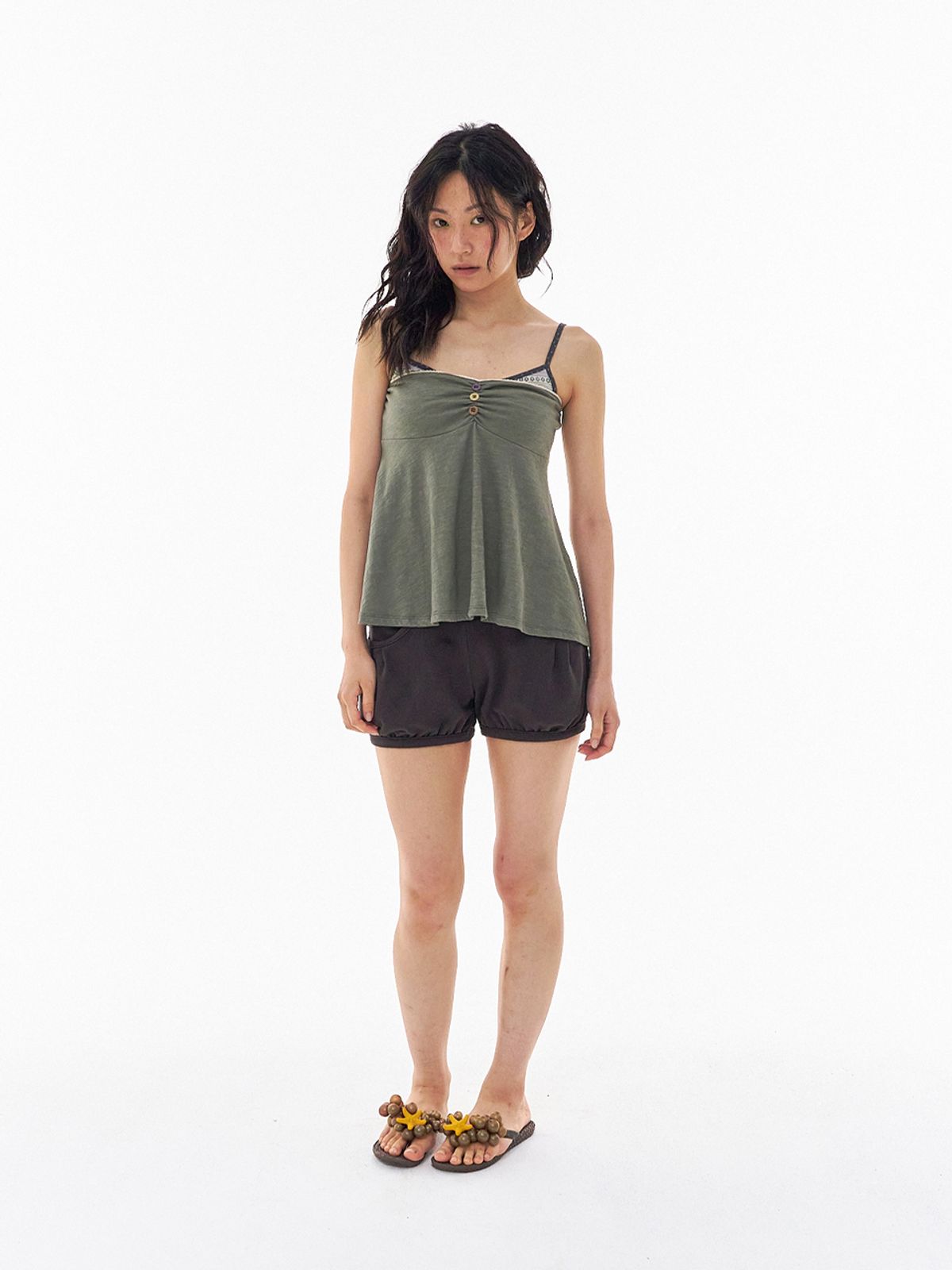 익스파이어드걸(EXPIRED GIRL) Isla Tube Top Sage