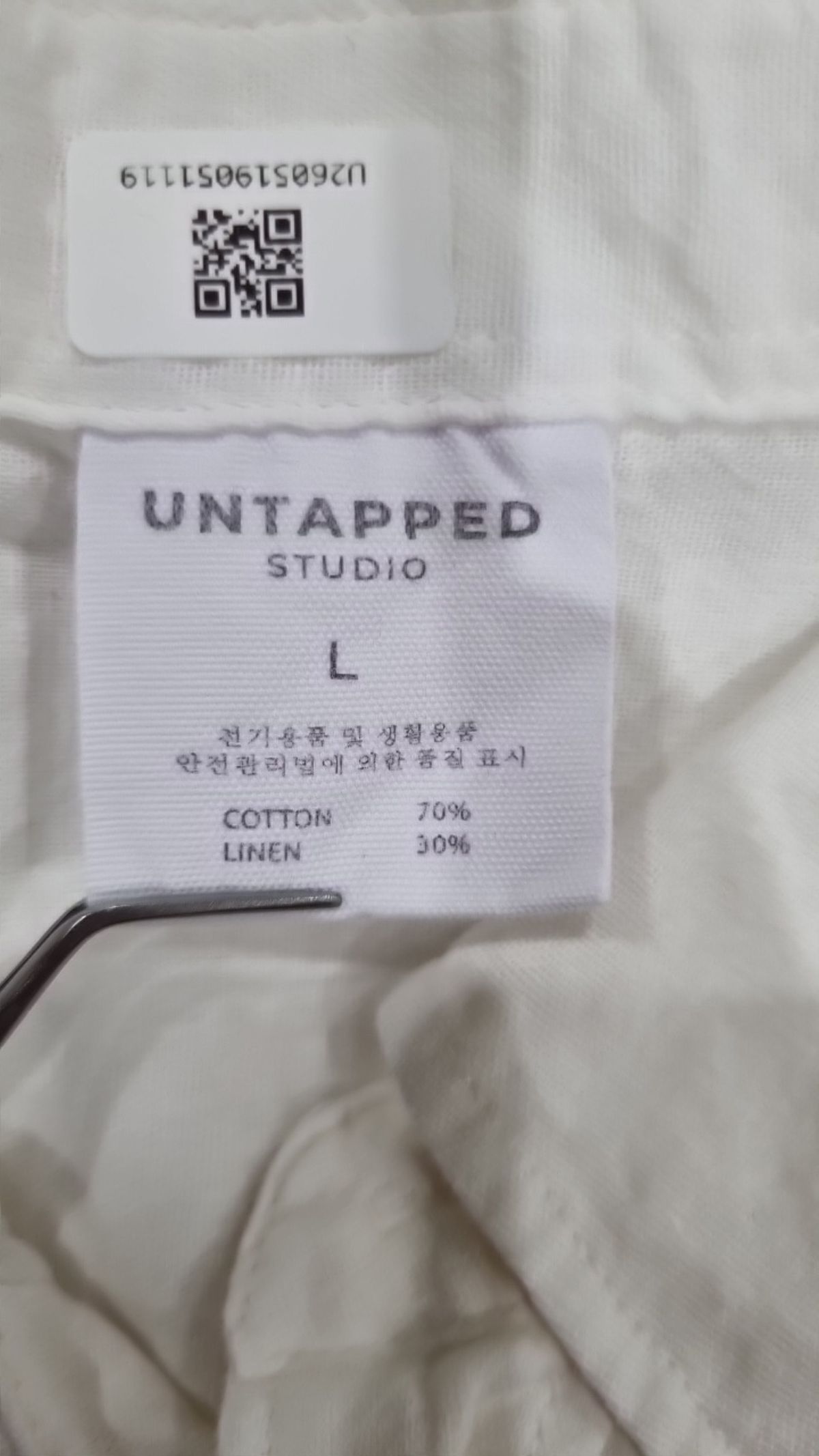 언탭트 스튜디오(UNTAPPED STUDIO) 캐주얼 셔츠 L