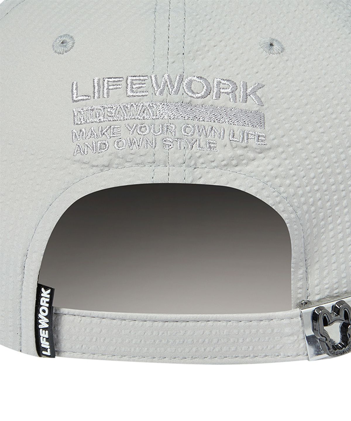 라이프워크(LIFEWORK) 시어서커 라독 로고 볼캡