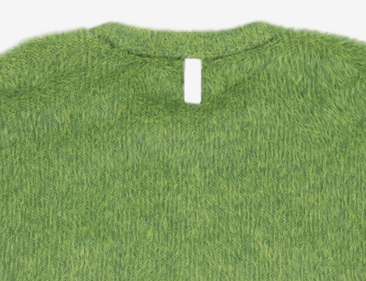 노매뉴얼(NOMANUAL) (시그니처종료)CROPPED HAIRY KNIT - 5 COLOR L