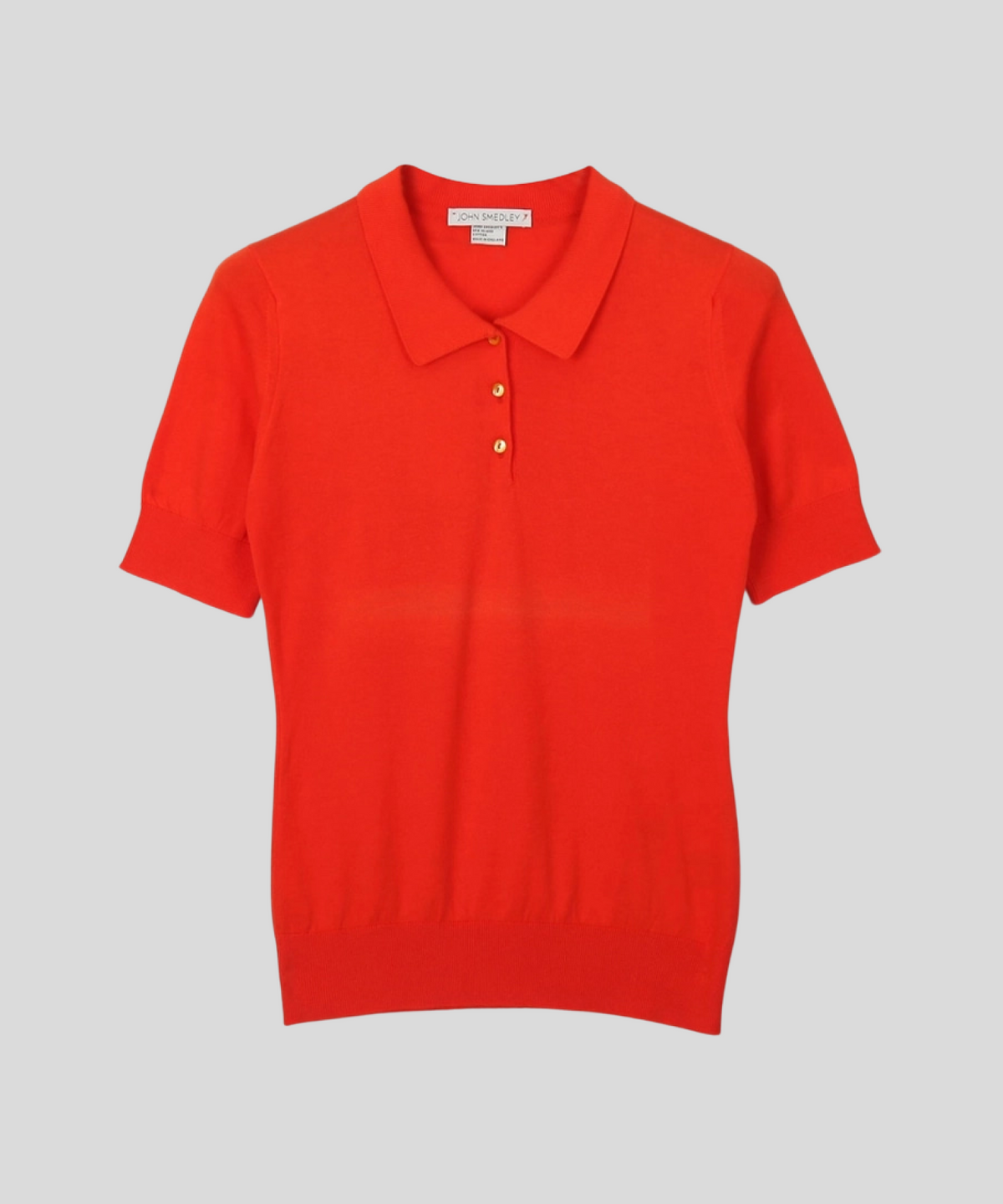 존 스메들리(JOHN SMEDLEY) PICNIC Classic Polo Shirt Sea Island Cotton Knit Heritage Col.3_8 Colors
