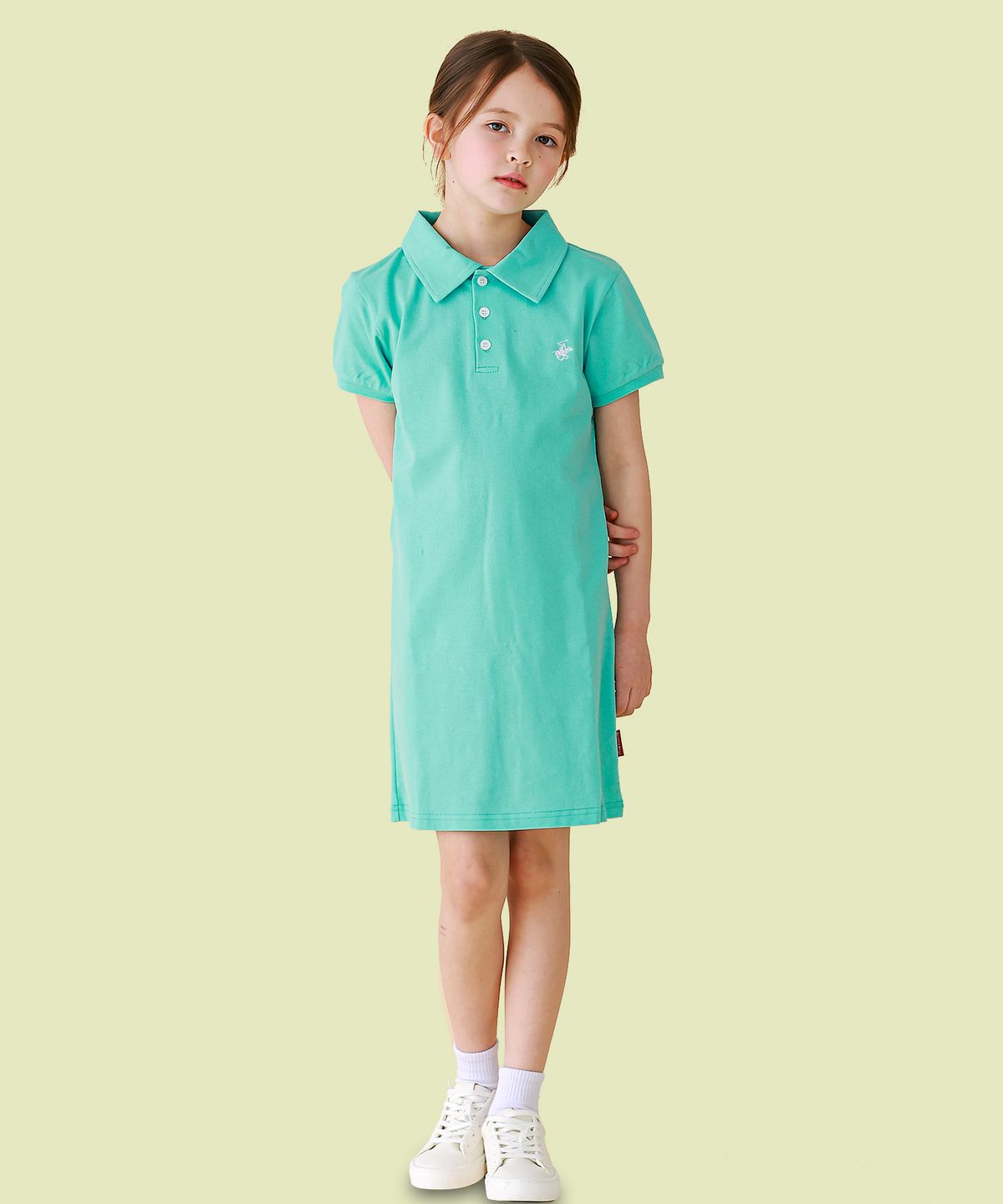 비버리힐즈 폴로클럽 키즈(BEVERLY HILLS POLO CLUB KIDS) PK반팔원피스 [민트]