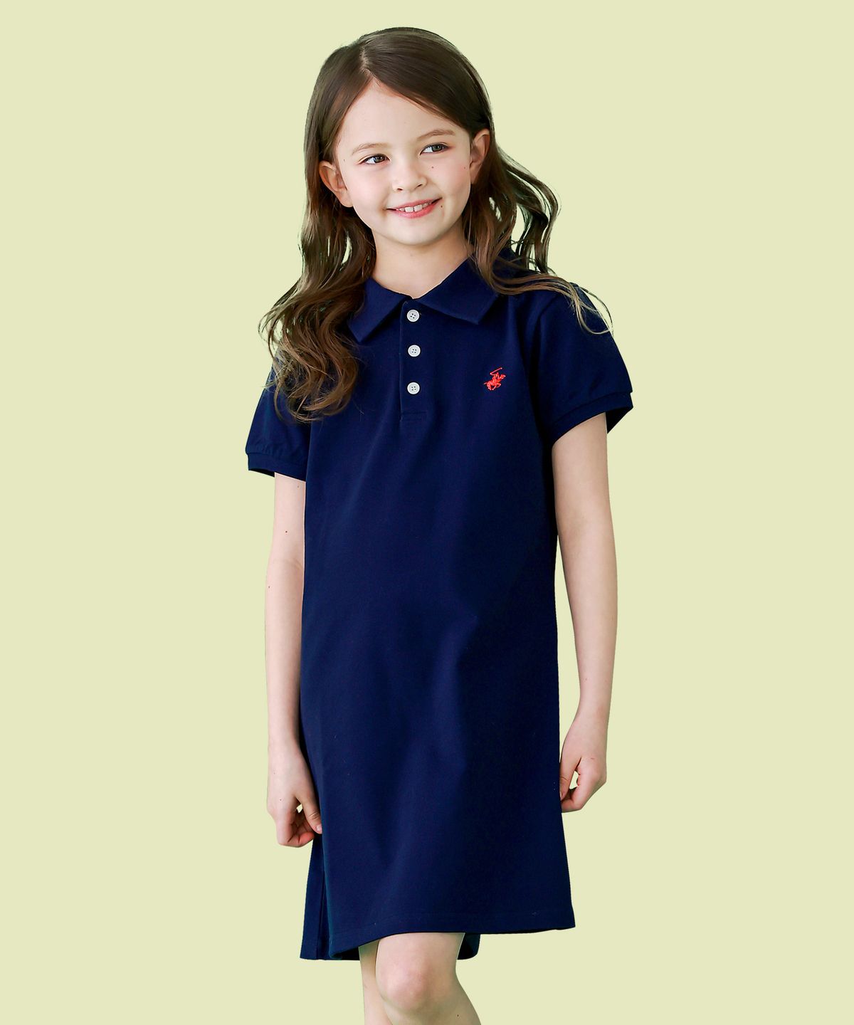 비버리힐즈 폴로클럽 키즈(BEVERLY HILLS POLO CLUB KIDS) PK반팔원피스 [네이비]