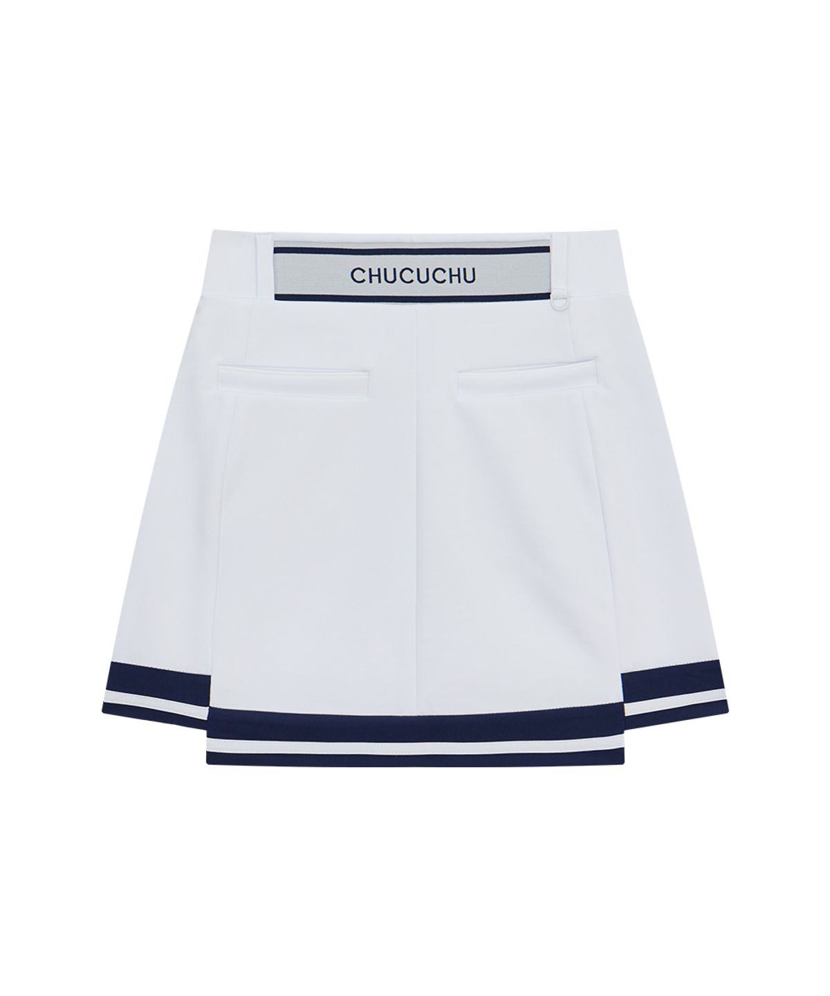 츄쿠츄(CHUCUCHU) 스윙 슬릿 스커트 (WHITE) CBFSS-SK007W
