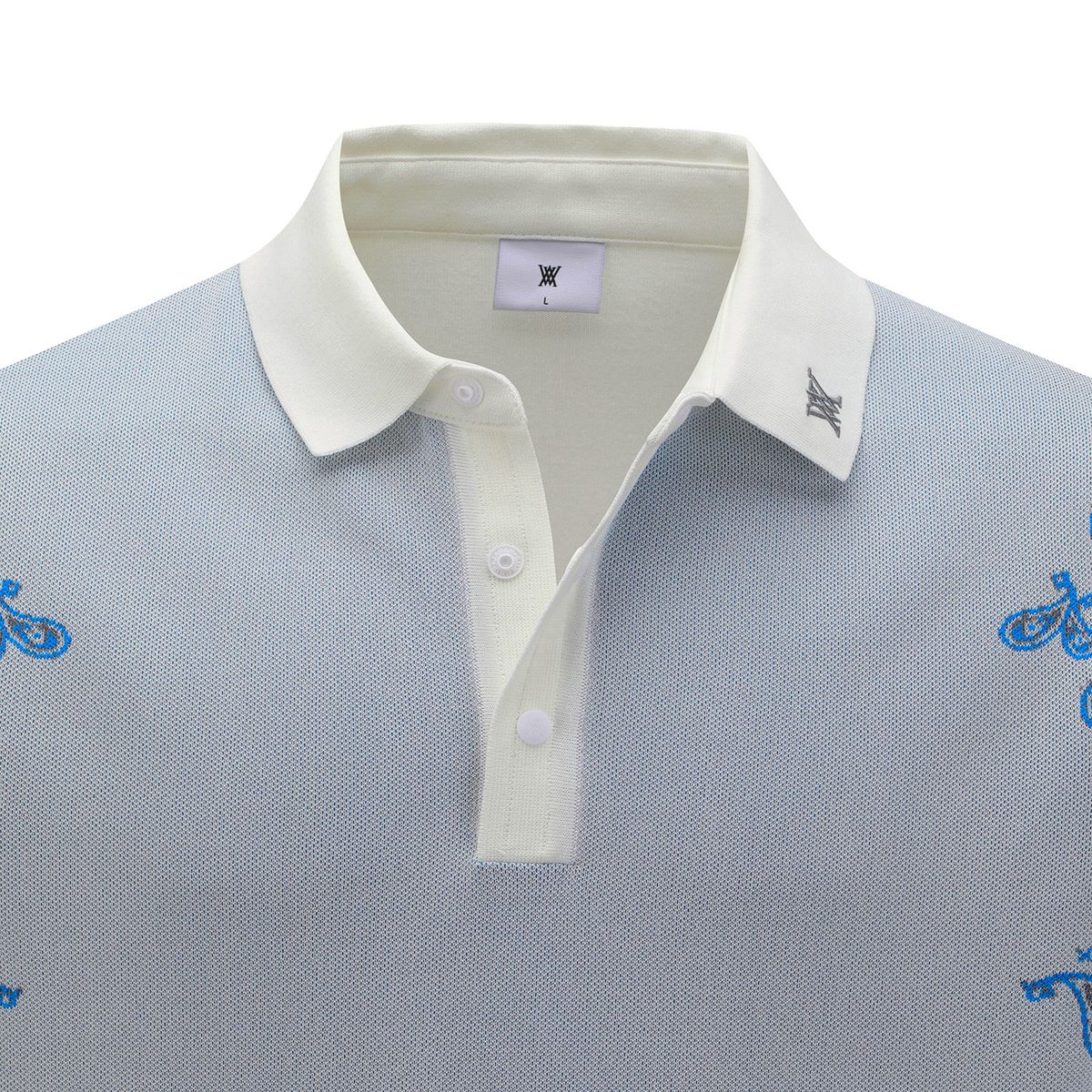 어뉴골프(ANEW GOLF) MEN PAISLEY SHORT SLEEVE SWEATER_WH