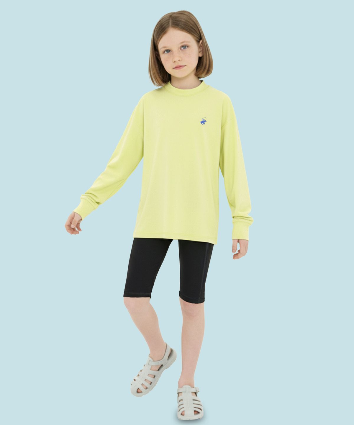 비버리힐즈 폴로클럽 키즈(BEVERLY HILLS POLO CLUB KIDS) 하프워터레깅스 [블랙]