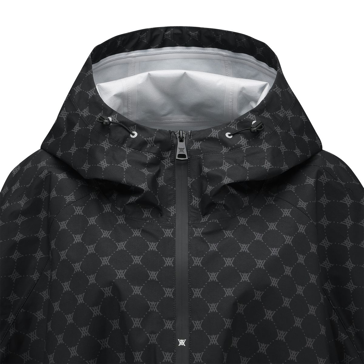 어뉴골프(ANEW GOLF) WOMEN LOGO DOT RAIN CAPE_BK