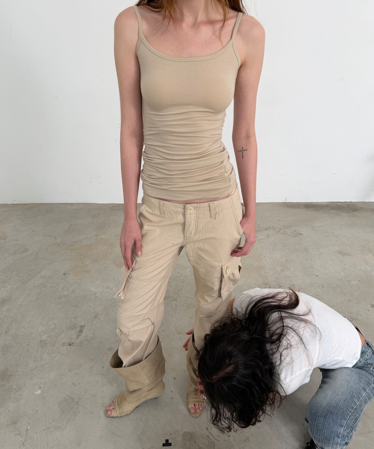 오도어(ODOR) Range cargo pants - Beige