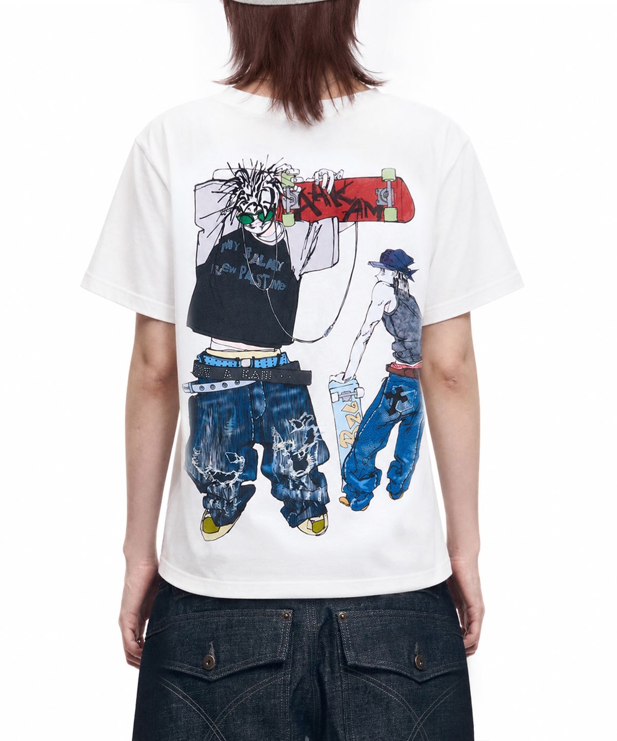 아캄(AAKAM) ChaCha CROS2 Half Top (White)
