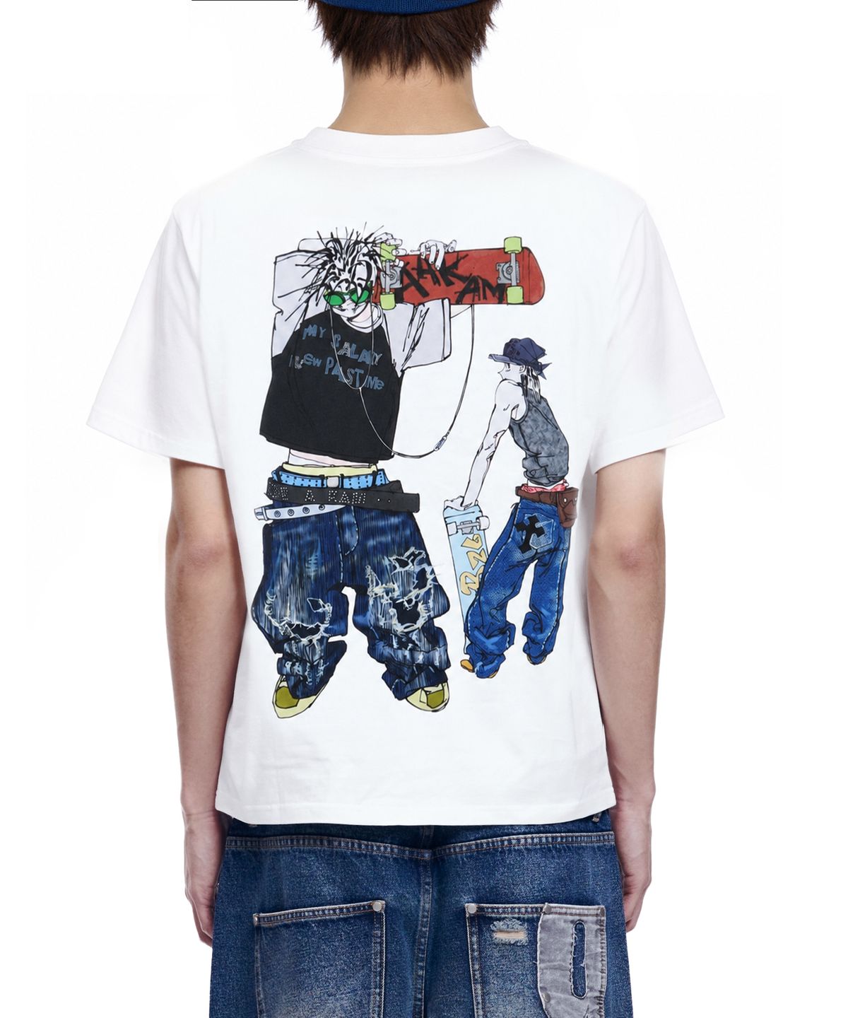 아캄(AAKAM) ChaCha CROS2 Half Top (White)