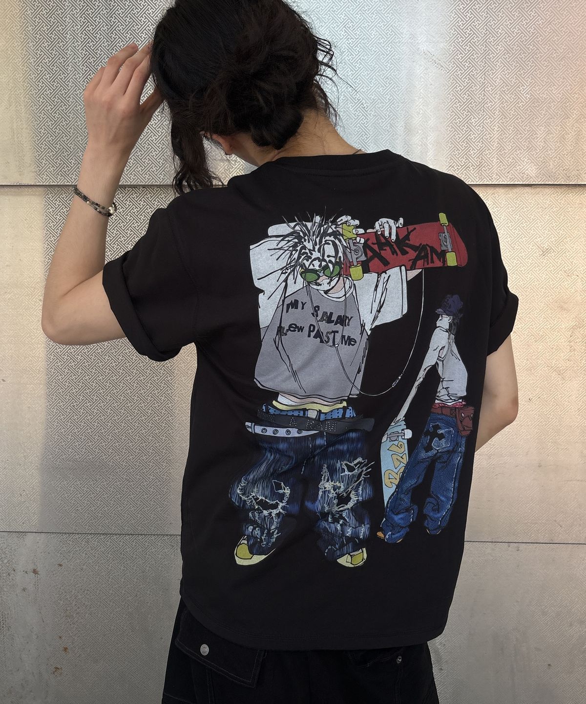 아캄(AAKAM) ChaCha CROS2 Half Top (Black)