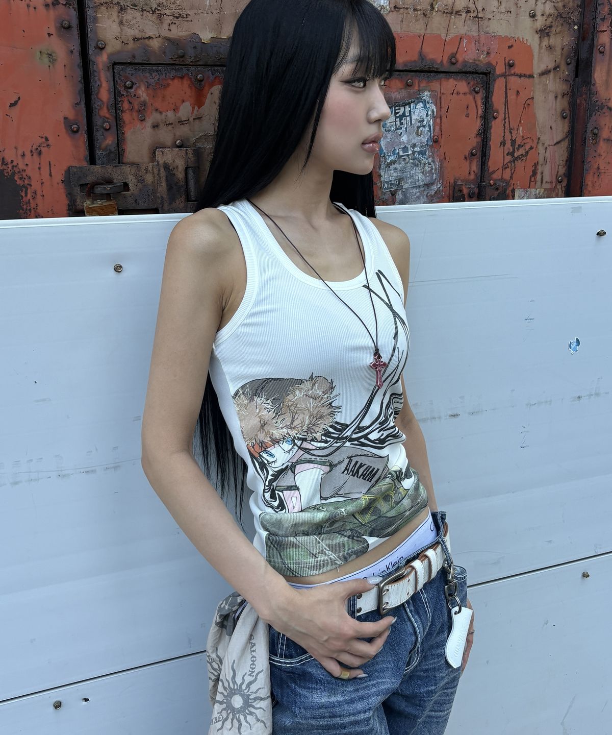 아캄(AAKAM) ChaCha Freestyle Sleeveless (White)