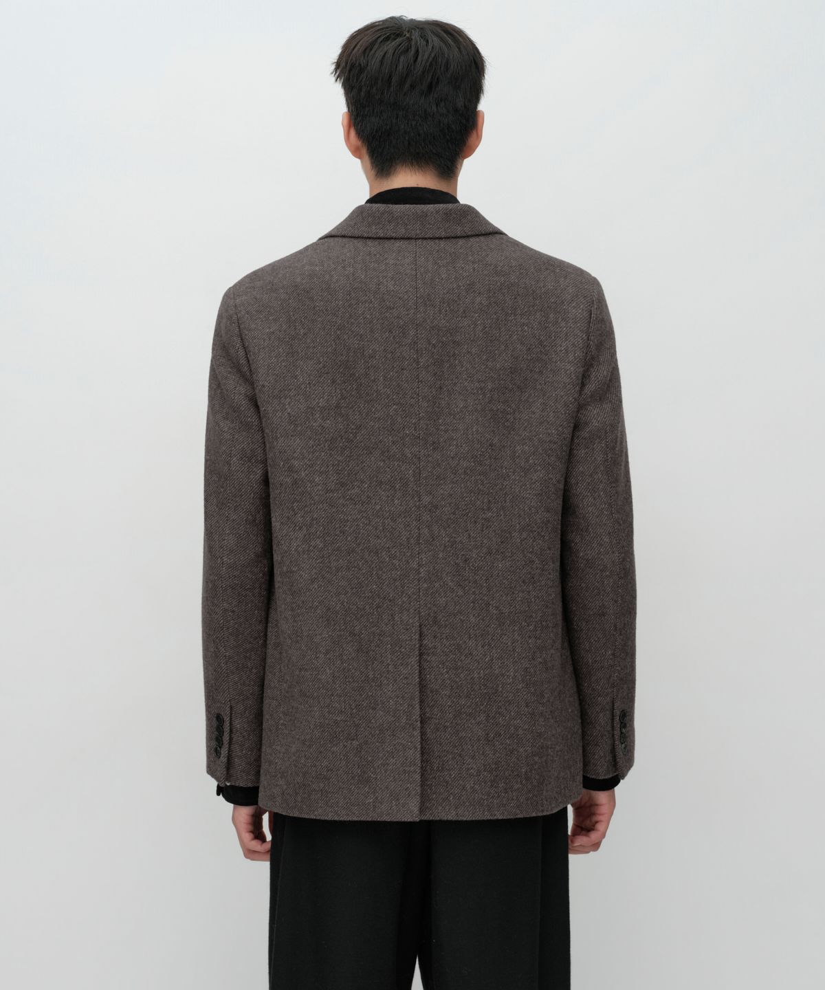 무신사 스탠다드(MUSINSA STANDARD) [시티 워커스] 울 블렌드 트위드 블레이저 [브라운]