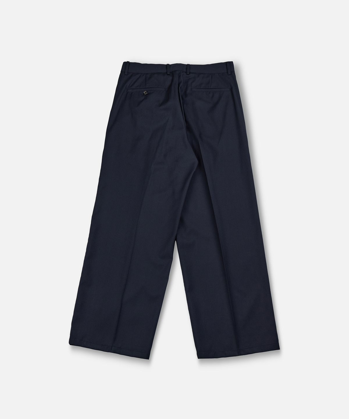 워드로브 스탠다드(WARDROBE STANDARD) WIDE TUCK SLACKS BLACK STRIPE