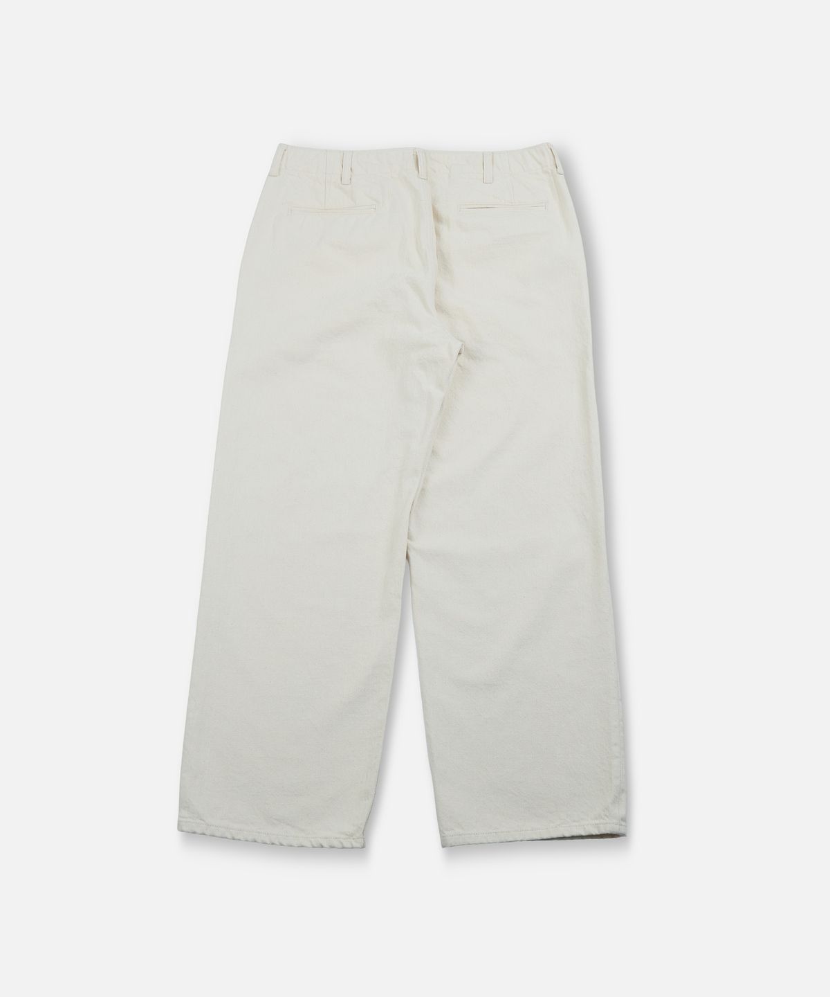 워드로브 스탠다드(WARDROBE STANDARD) SELVEDGE DENIM OFFICER PANTS ECRU (REGULAR)