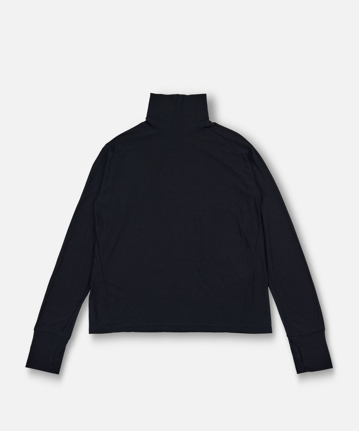 워드로브 스탠다드(WARDROBE STANDARD) TECH WOOL ROLL-NECK LONG SLEEVE BLACK