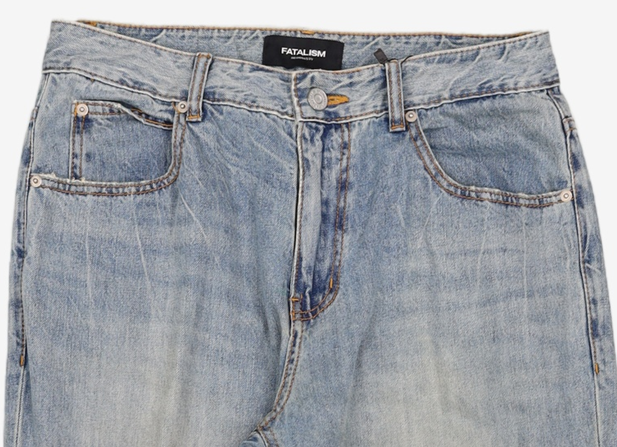 페이탈리즘(FATALISM) #0271 RETRO BLUE WIDE FIT 46