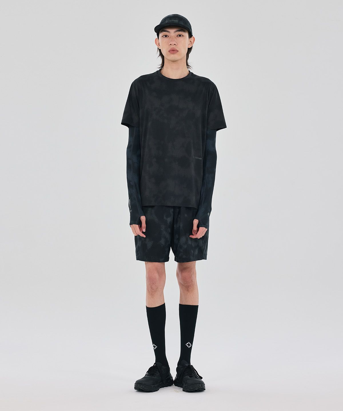 헬리녹스 웨어(HELINOX WEAR) 네츄럴 카모 암커버_Dark Gray