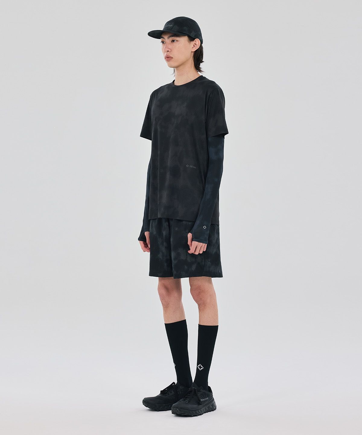 헬리녹스 웨어(HELINOX WEAR) 네츄럴 카모 암커버_Dark Gray