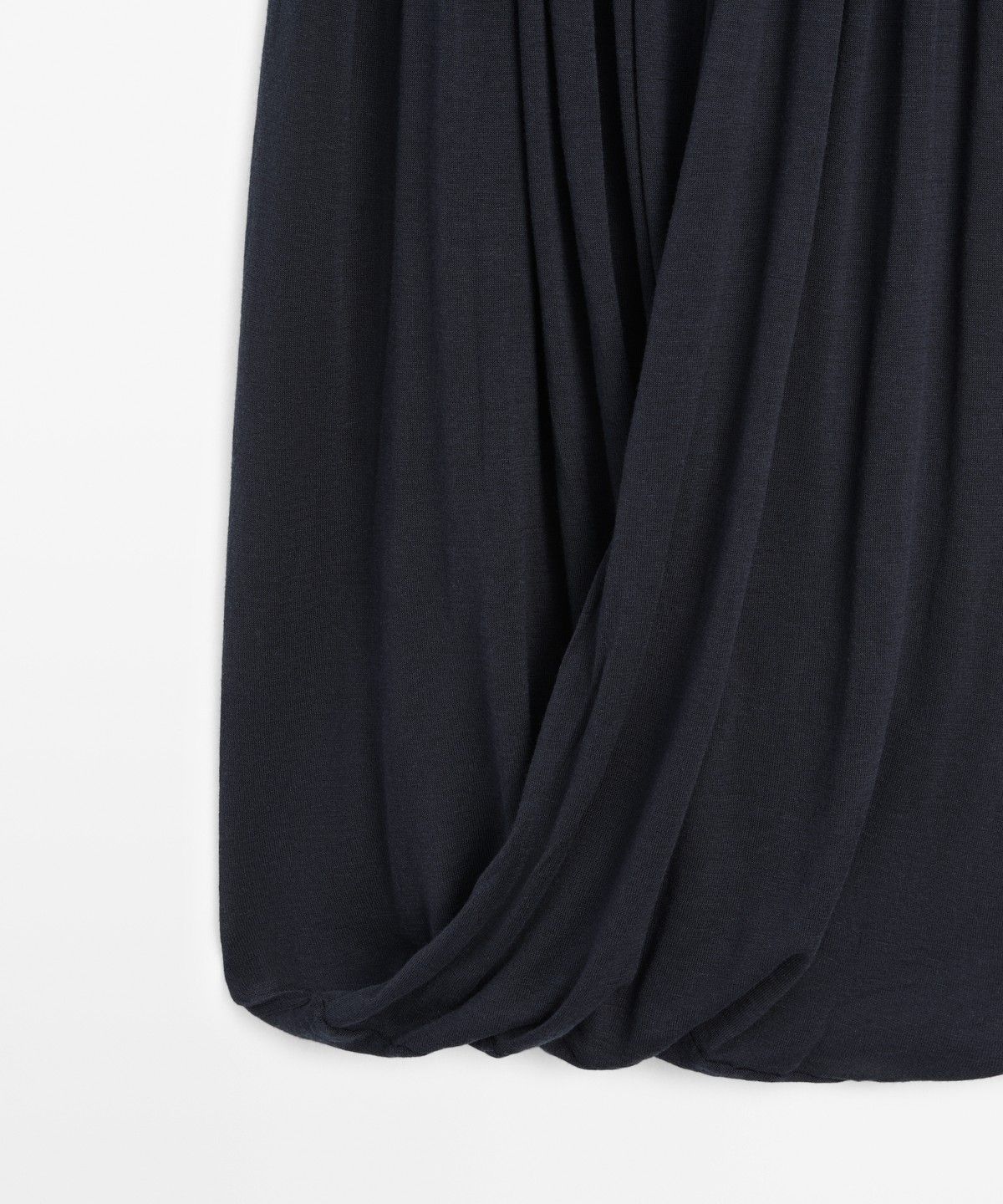 마시모두띠(MASSIMO DUTTI) 드레이프 벌룬 미디 스커트