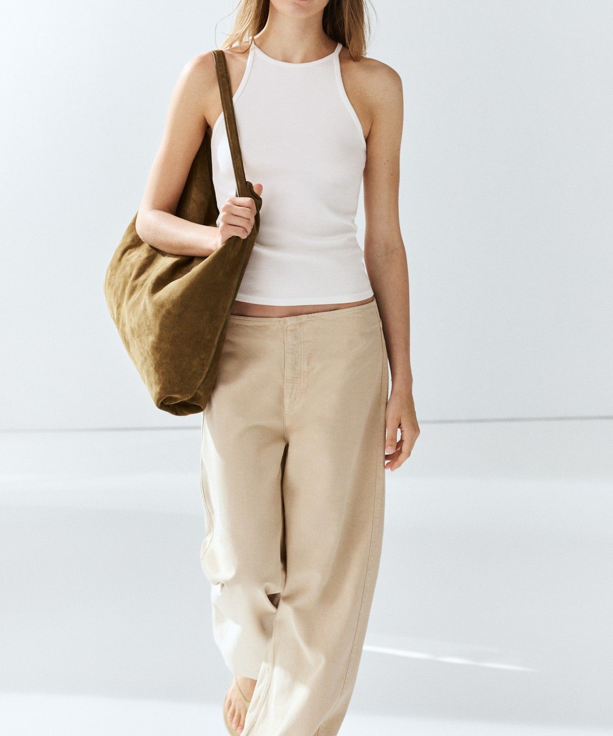 마시모두띠(MASSIMO DUTTI) 릴랙스 핏 파라슈트 팬츠