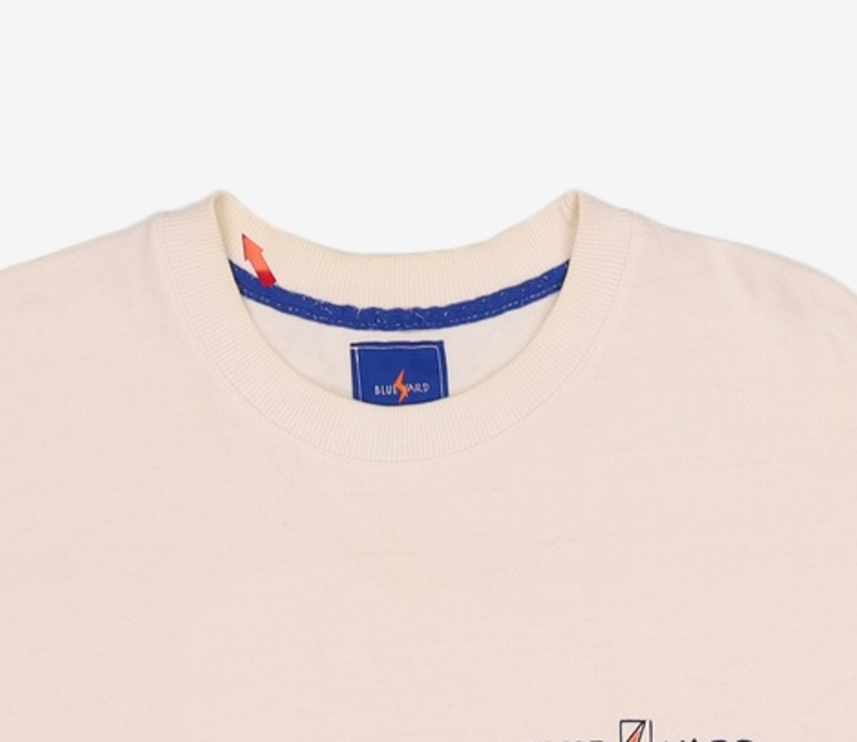 블루야드(BLUE YARD) THUNDERBOLT LONG SLEEVE T WHITE L