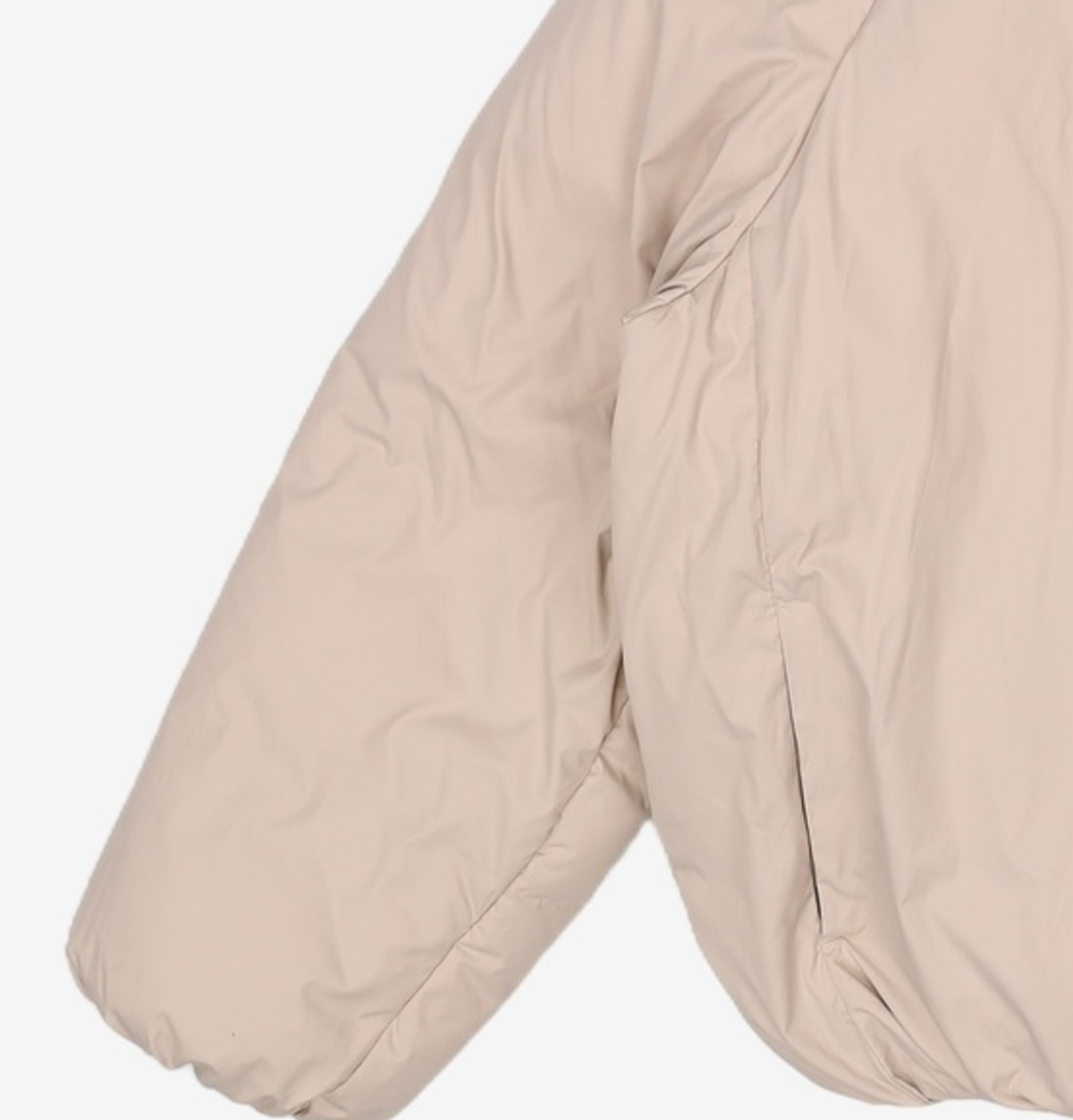 피지컬 디파트먼트(PHYSICAL DEPARTMENT) BEAR KEYRING PUFFER JACKET GREIGE M