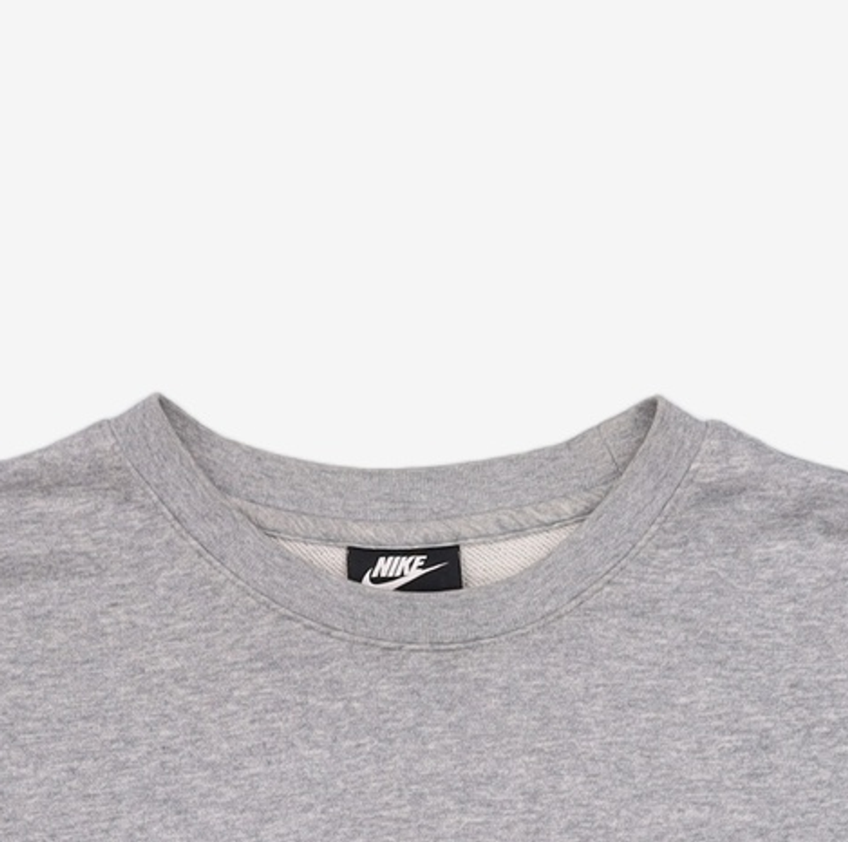나이키(NIKE) 스포츠웨어 클럽 프렌치 테리 크루 M - 다크 그레이 헤더:화이트 / BV2667-063 XXL