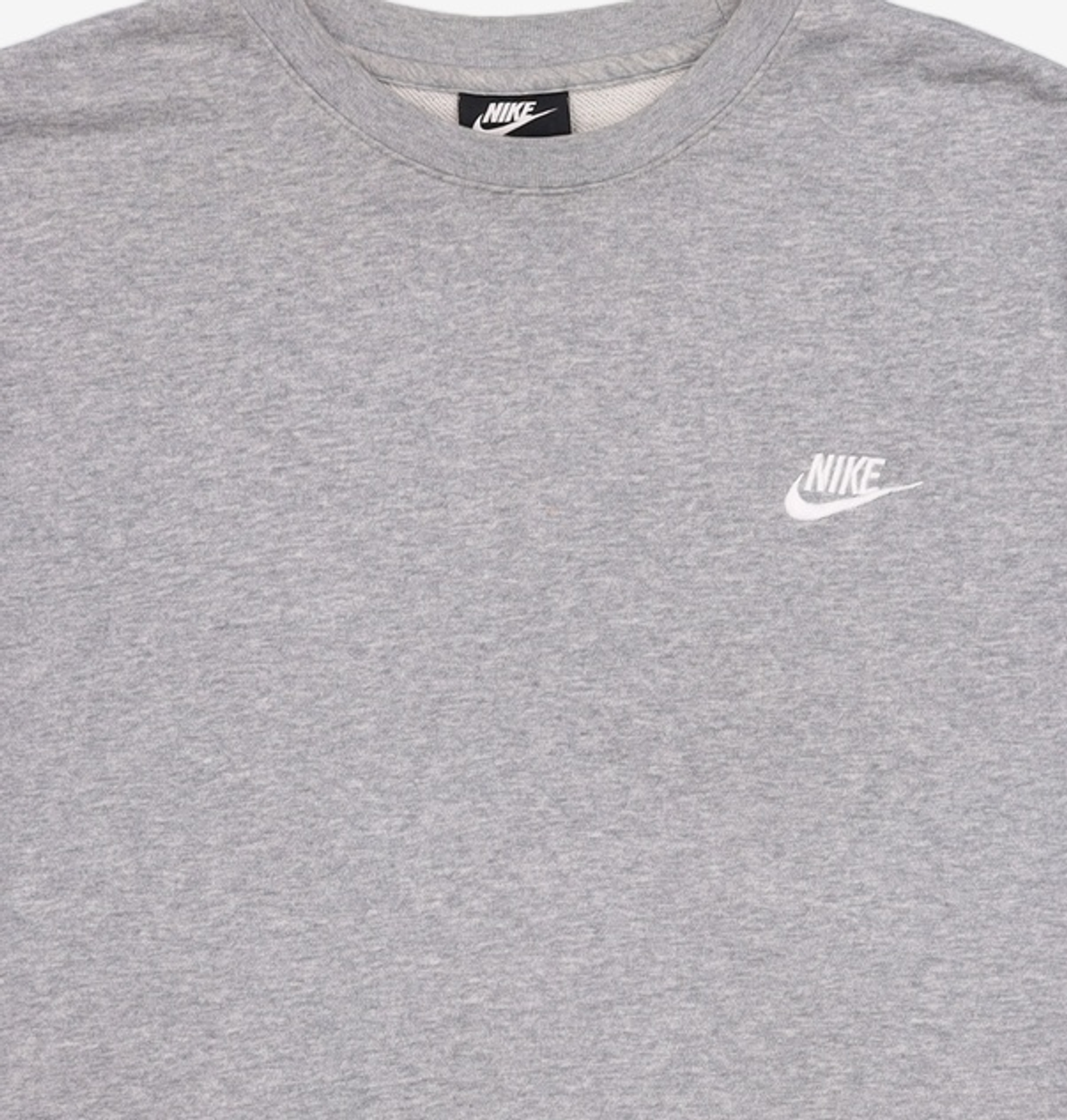 나이키(NIKE) 스포츠웨어 클럽 프렌치 테리 크루 M - 다크 그레이 헤더:화이트 / BV2667-063 XXL