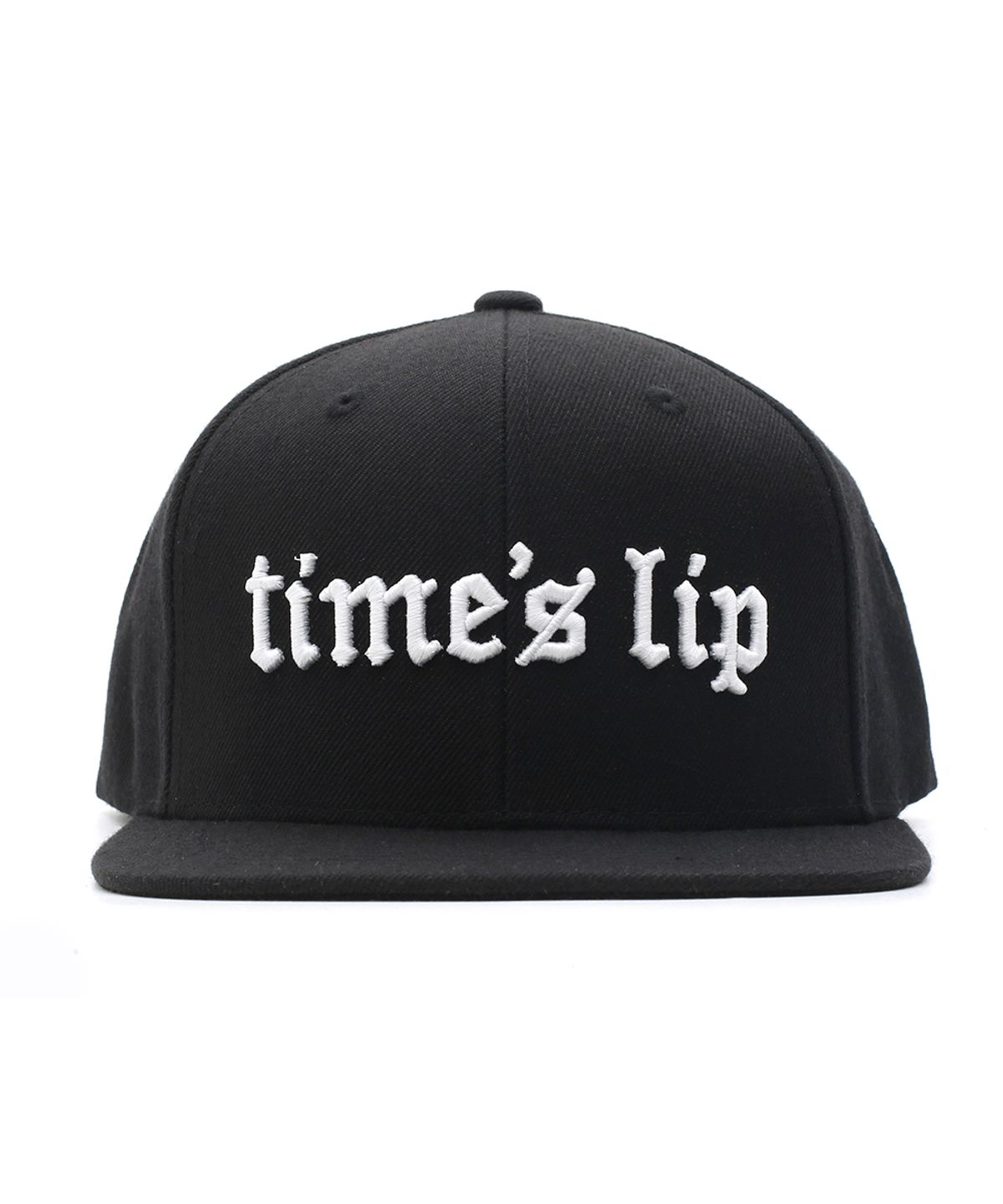 타임슬립(TIME SLIP) 로만 로고 스냅백 블랙 화이트 (M,L SIZE)