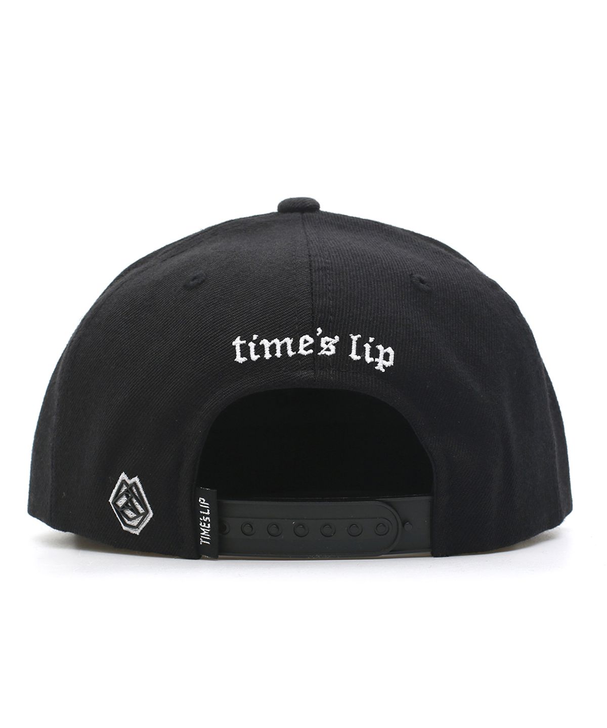 타임슬립(TIME SLIP) 로만 로고 스냅백 블랙 화이트 (M,L SIZE)