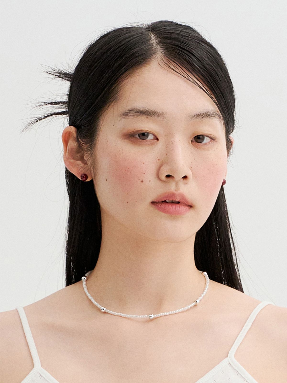 토우트(TOUT) red mano earring 925 silver