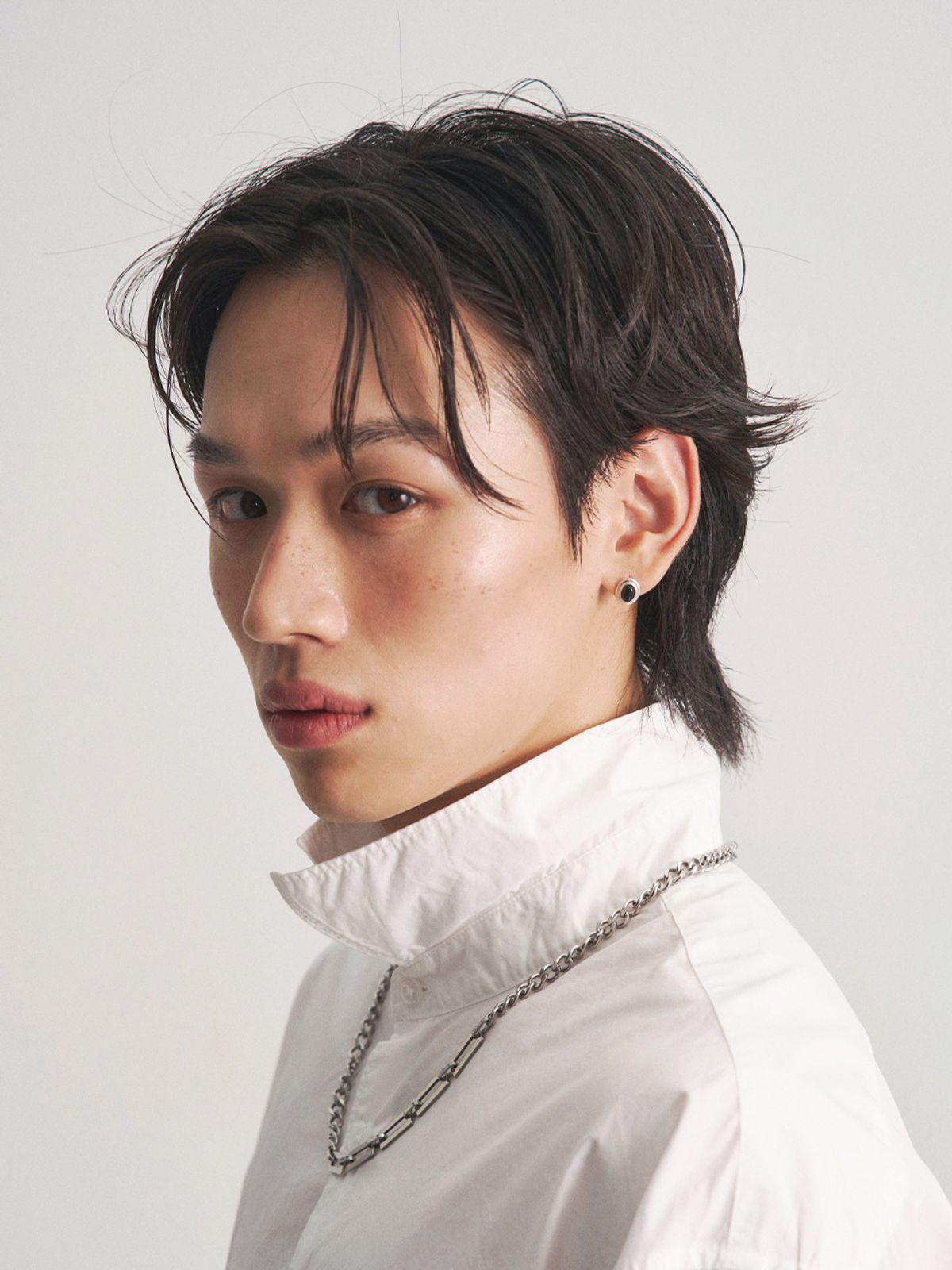 토우트(TOUT) onyx earring 925 silver